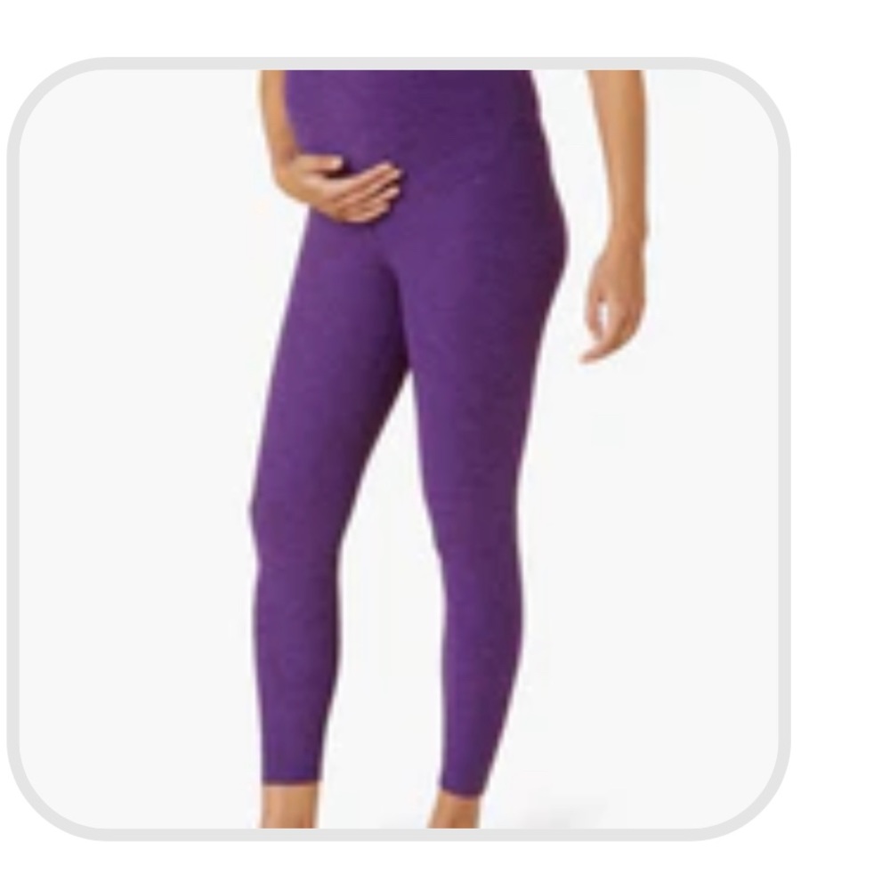 Beyond Yoga Spacedye Maternity Legging - purple